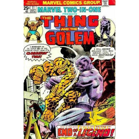 Marvel Two-in-One presents the Thing and the Golem #11 VF - 