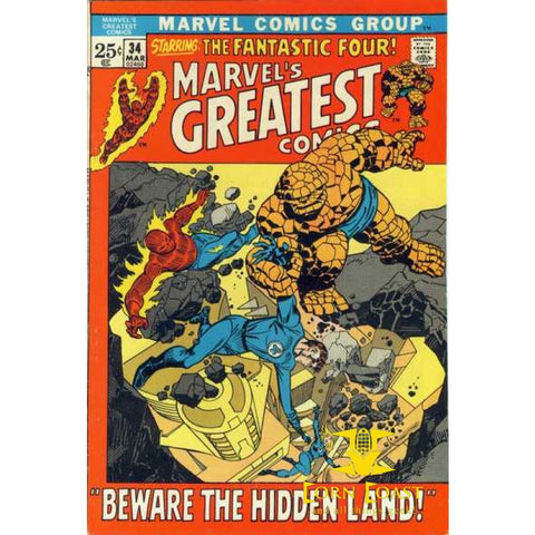 Marvel’s Greatest Comics starring the Fantastic Four #34 VG 