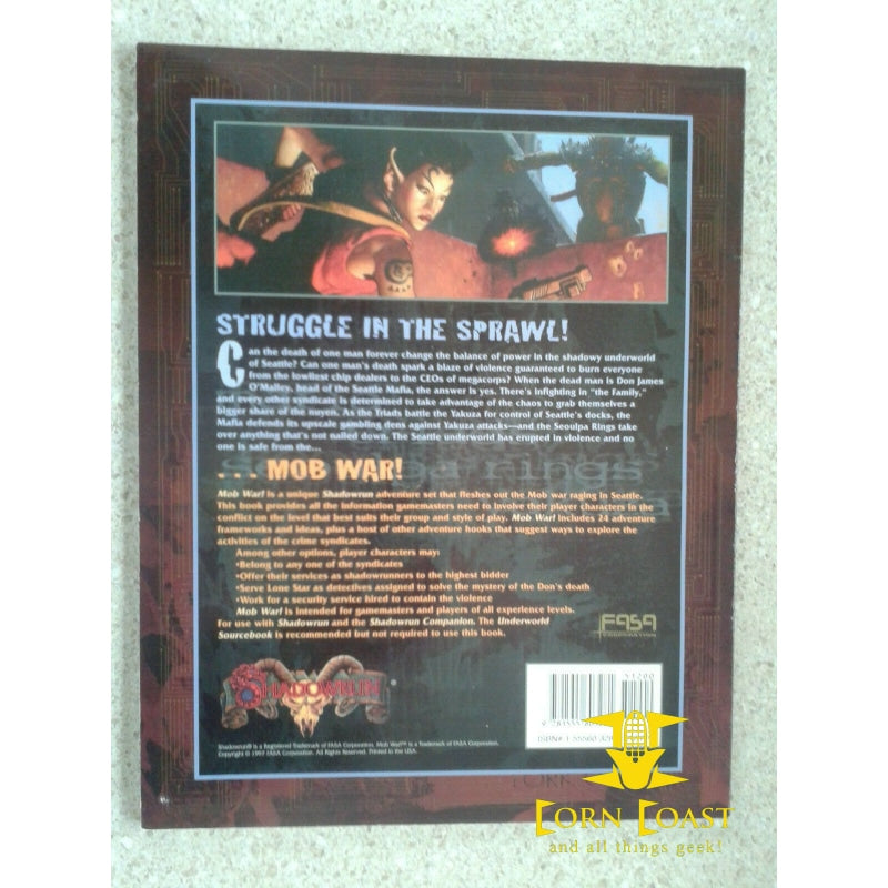 Mob War! (Shadowrun RPG) Paperback (FAS7326) - Role Playing 