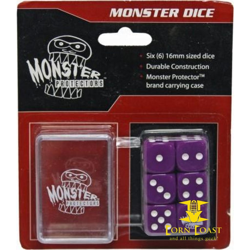 Monster Dice Purple 6 Dice - Corn Coast Comics