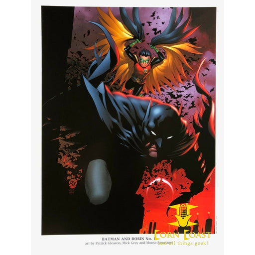 PATRICK GLEASON rare BATMAN & ROBIN 1 DC New 52 Portfolio 