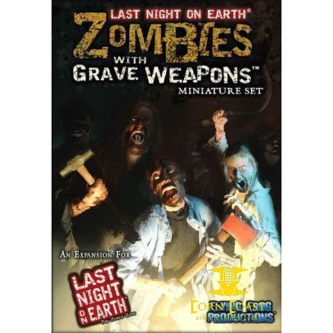 Last Night on Earth: Zombies with Grave Weapons Miniature Set - Corn Coast Comics