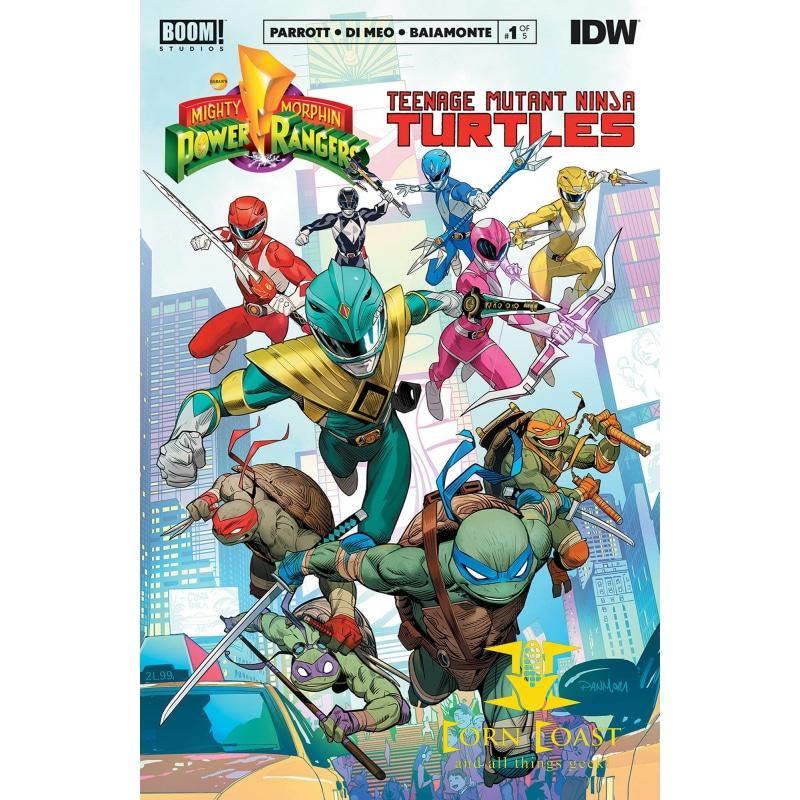 POWER RANGERS TEENAGE MUTANT NINJA TURTLES #1 CVR A MORA NM 