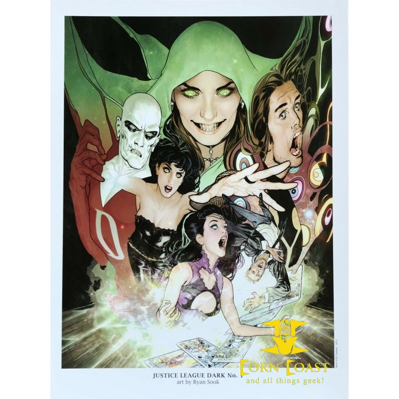 RYAN SOOK JUSTICE LEAGUE DARK 1 DC New 52 Portfolio Plate 