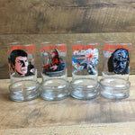 Star Trek 3 The Search For Spock Promotional Glasses Taco Bell 4 piece set 1984 Vintage