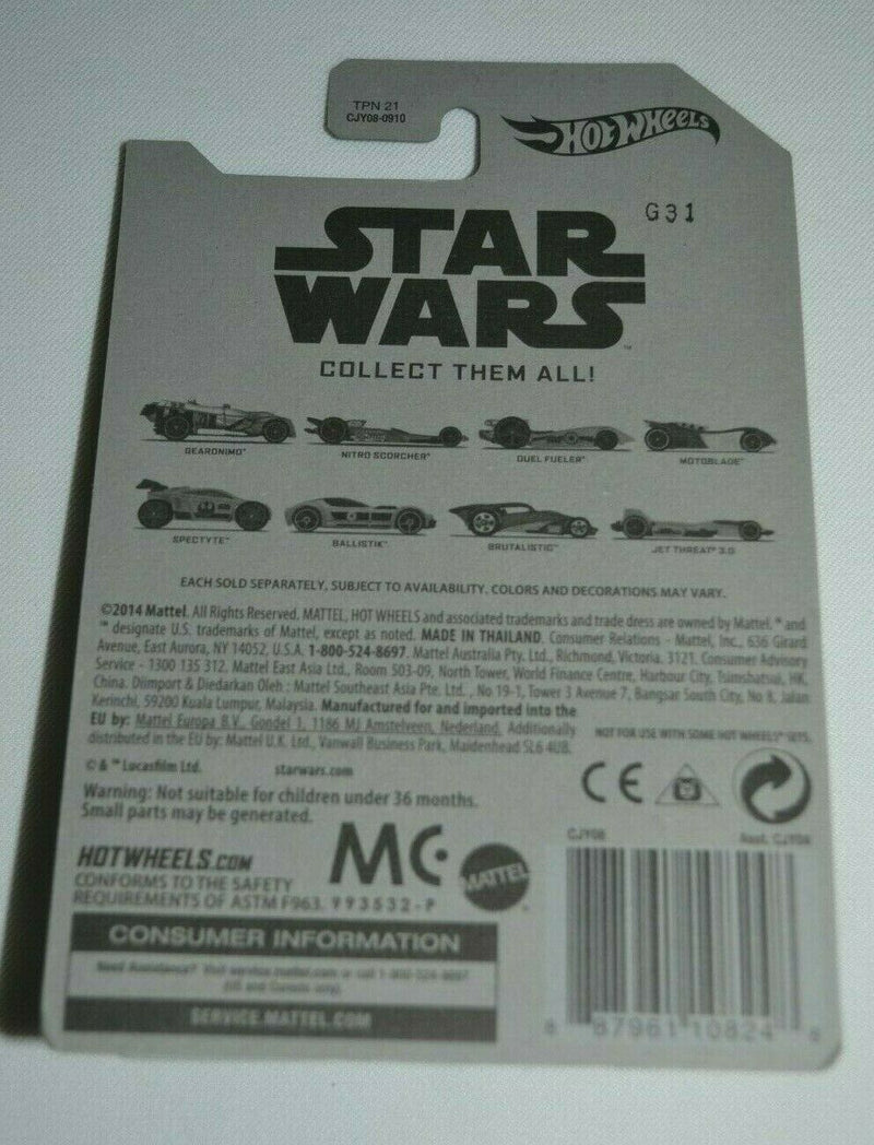 GEARONIMO Star Wars: the Phantom Menace Hot Wheels 2014