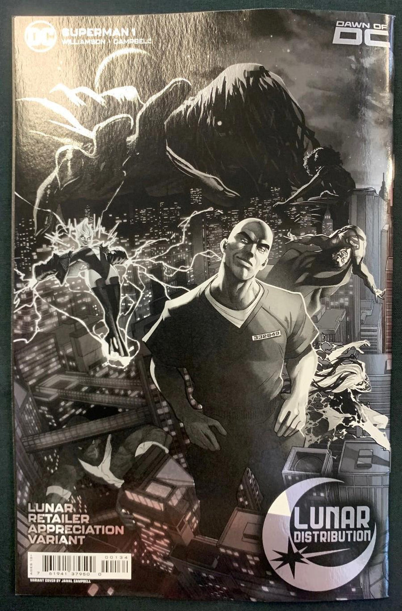SUPERMAN #1 LUNAR RETAILER VARIANT 2023 NM