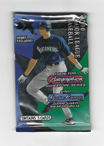2000 EX Hobby Baseball Pack--Factory Sealed