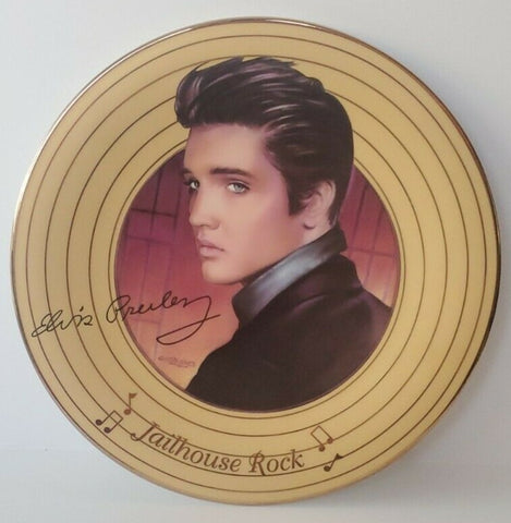 Elvis Presley "Jailhouse Rock" Bradford Exchange Collectors Plate