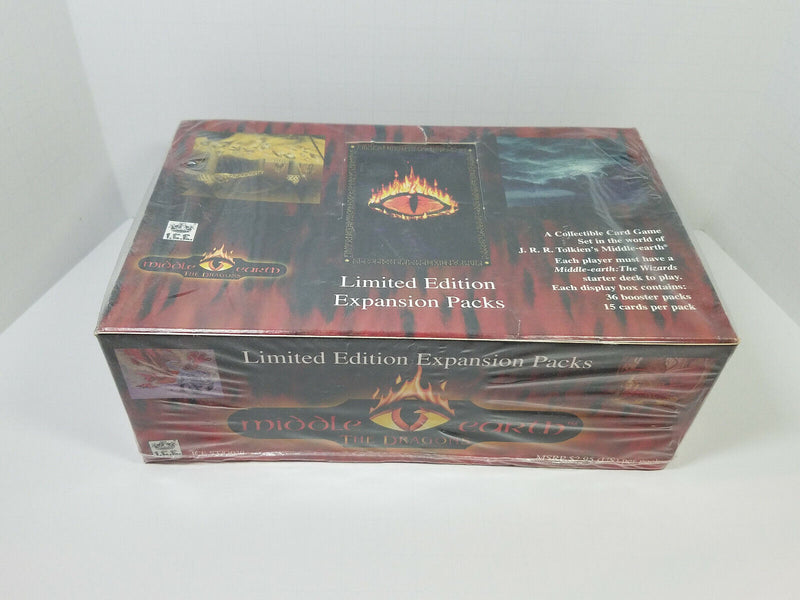 MIDDLE EARTH THE DRAGONS LIMITED EDITION 36 PACK DISPLAY CASE