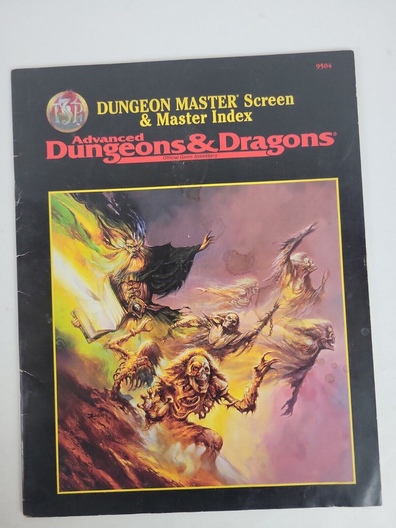 Advanced Dungeons and Dragons Dungeon Master Screen and Master Index