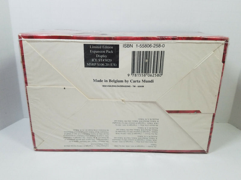 MIDDLE EARTH THE DRAGONS LIMITED EDITION 36 PACK DISPLAY CASE