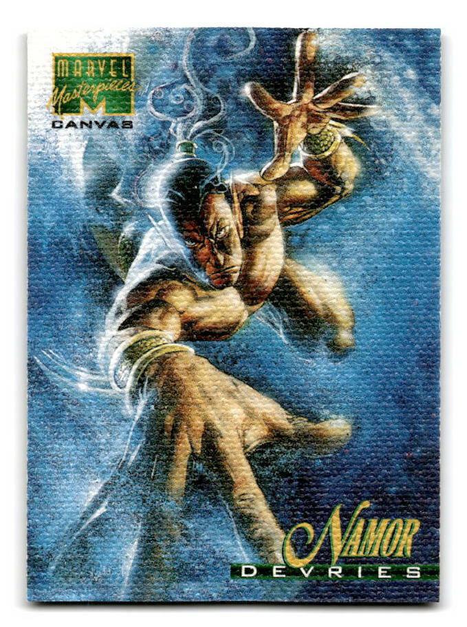 1995 MARVEL MASTERPIECES - CANVAS CARD - ( 14 OF 22 ) Namor