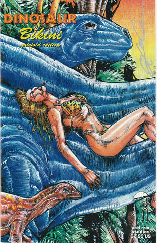Dinosaur Bikini #1 Acid Rain Signed Numbered Edition 1993 NM Byron Penaranda