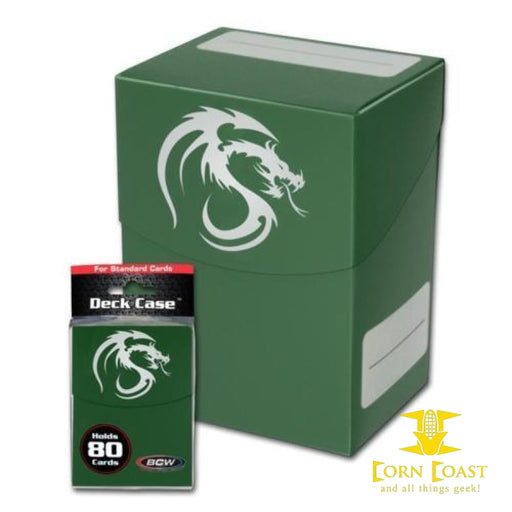 Deck Case Green Box 80 TCG - Corn Coast Comics