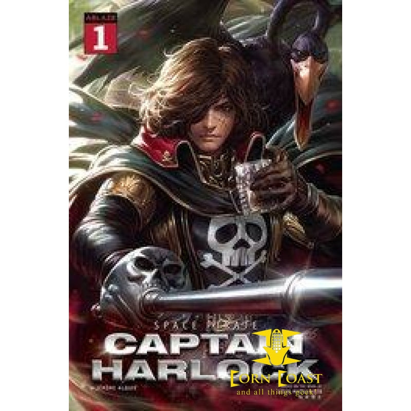 SPACE PIRATE CAPT HARLOCK #1 CVR A DERRICK CHEW NM - Back 