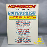 Star Trek - Interviews Aboard The Enterprise by Edward Gross 1988 Very Rare - Corn Coast Comics