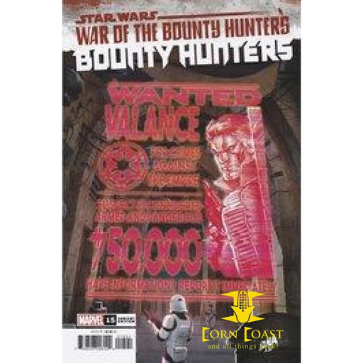 STAR WARS BOUNTY HUNTERS #15 WANTED POSTER VAR WOBH - Back 