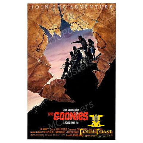 The Goonies (1985) map movie poster - Posters