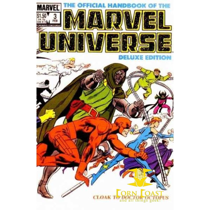 The Official Handbook of the Marvel Universe #3 NM - Back 