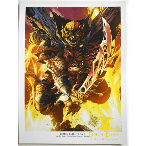TONY DANIEL DEMON KNIGHTS 1 DC New 52 Portfolio Plate 2011 