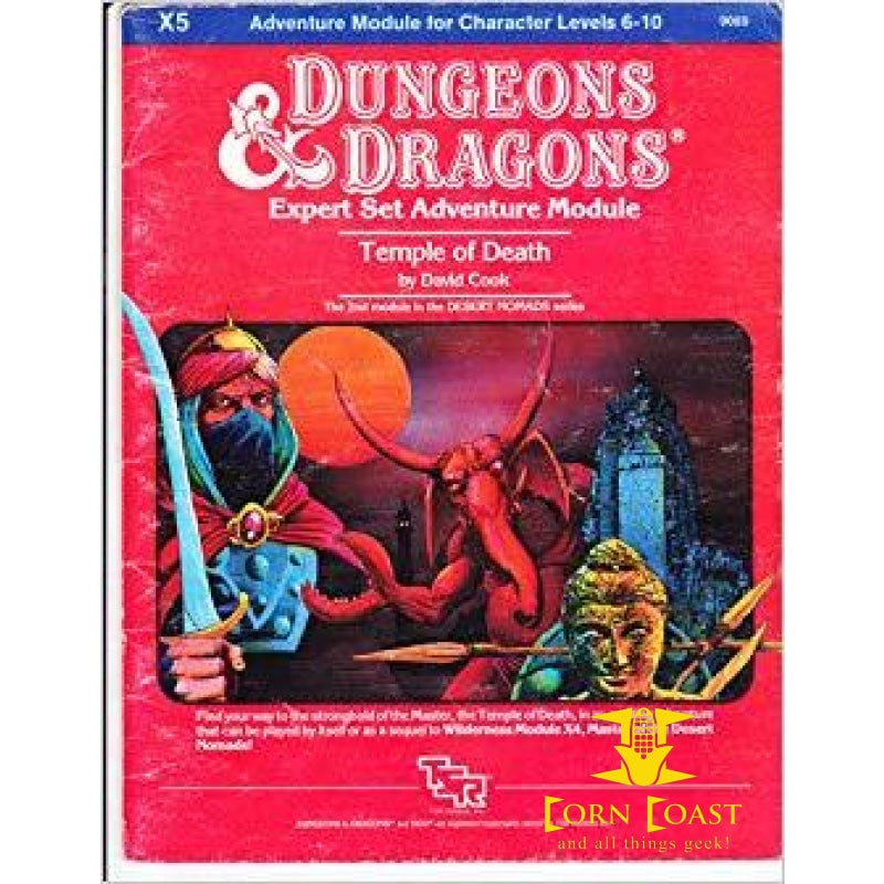 TSR Dungeons & Dragons X5 Temple Of Death D&D Anventure Module 1983 - Corn  Coast Comics