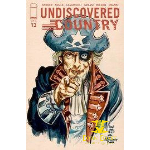 UNDISCOVERED COUNTRY #13 CVR B FRANCAVILLA (MR) NM - Back 
