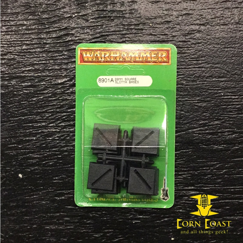 Warhammer - 20MM SQUARE BASES 8901A 1995 - OOP RARE NEW 