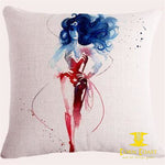 Wonder Woman watercolor pillowcase - Novelties