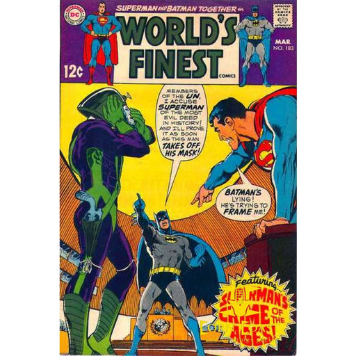 World’s Finest Comics #183 VG - Back Issues